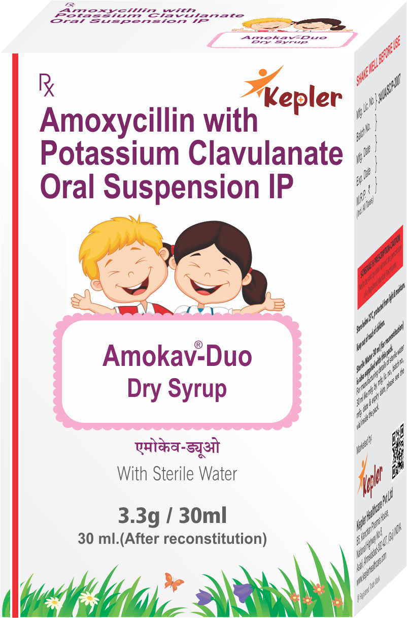 Amokav Duo Dry Syrup – Kepler Healthcare Pvt. Ltd.